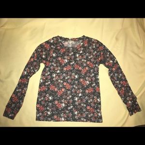 Floral long sleeved top
